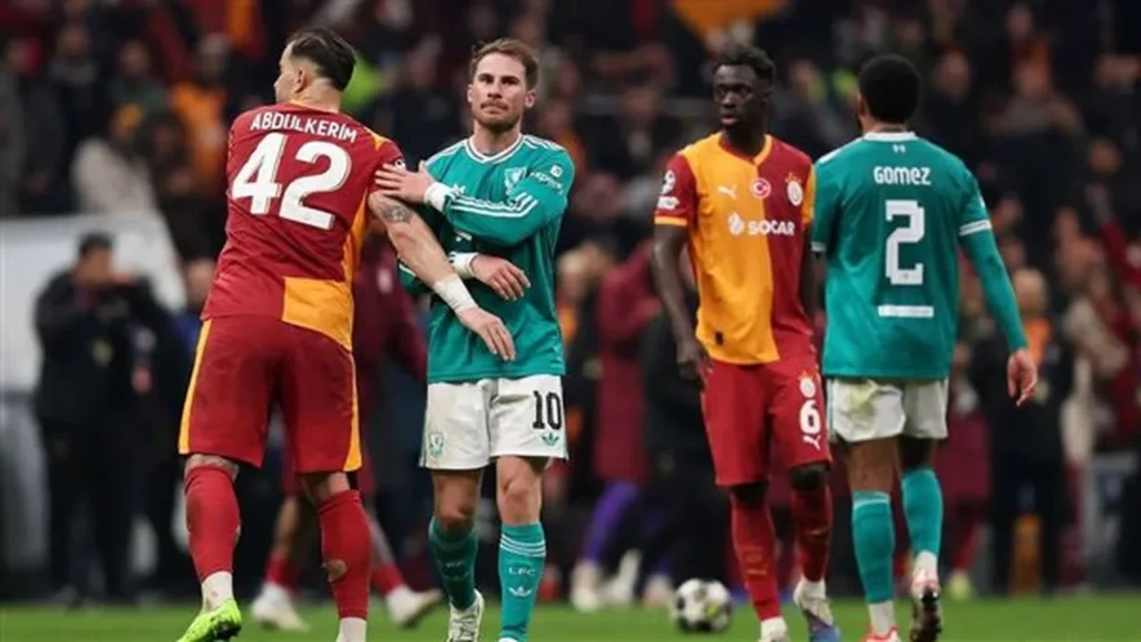 موعد مباراة ليفربول وجالطة سراي في دوري أبطال أوروبا والقنوات الناقلة لهما